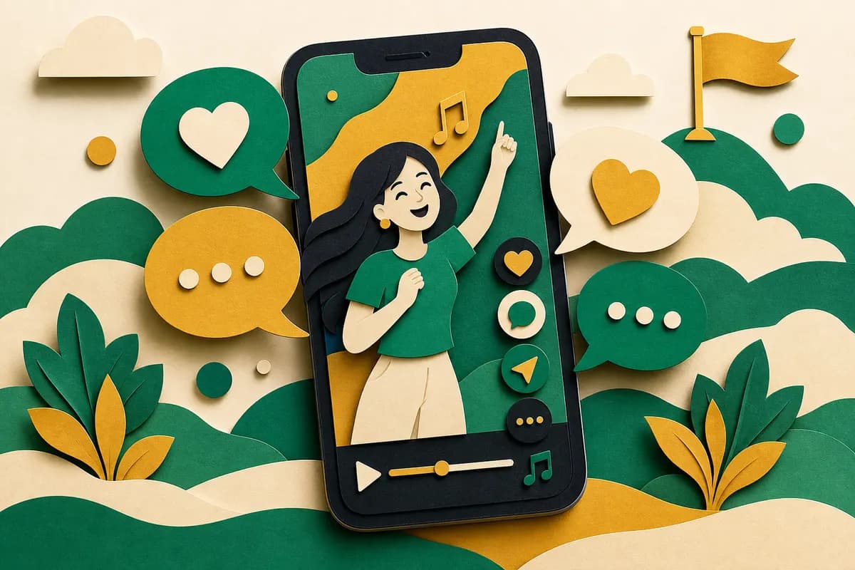 Ilustración: Comentarios para TikTok