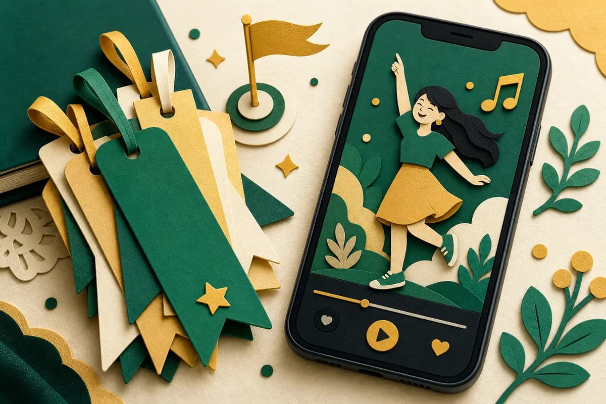 Ilustración: Guardados para TikTok