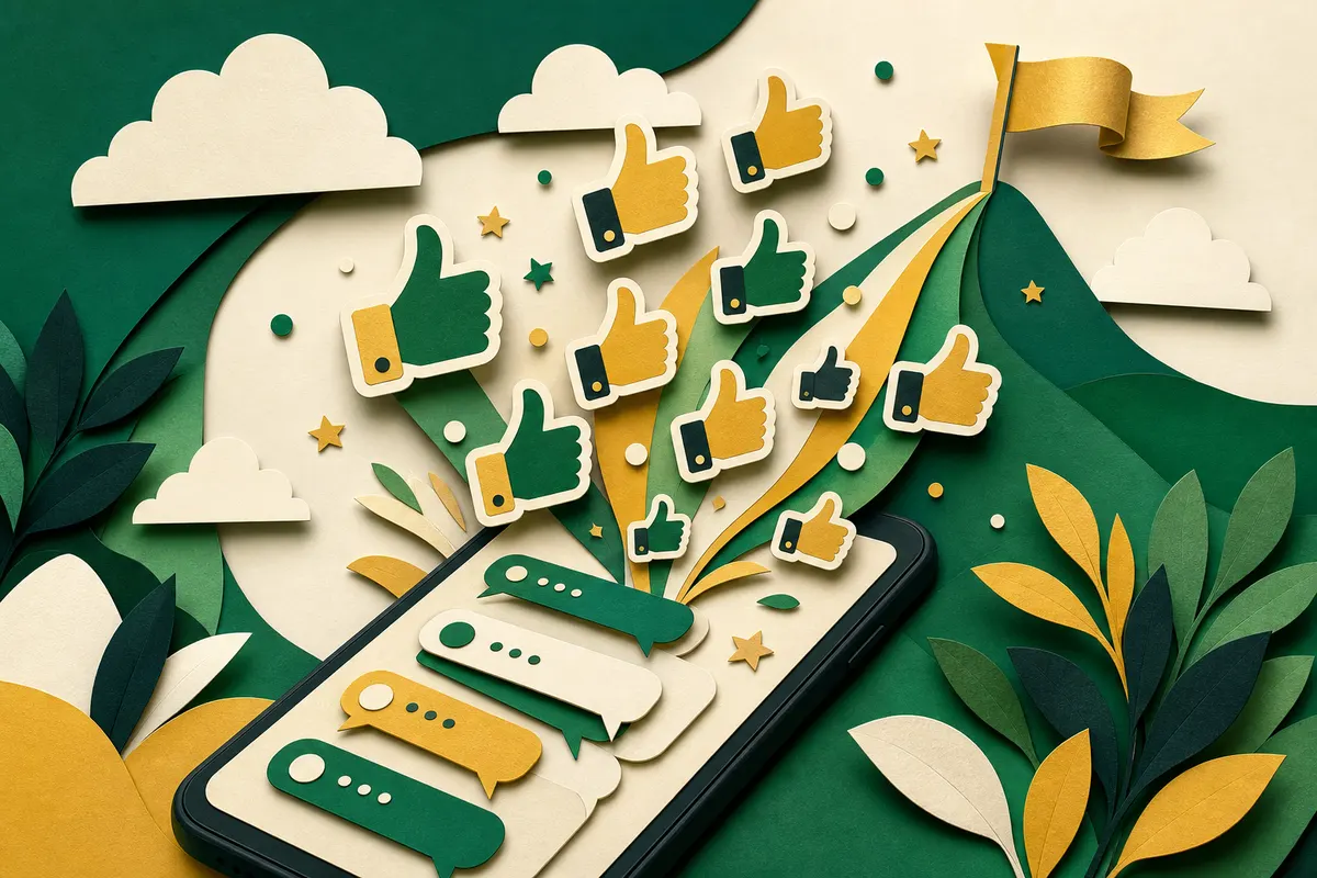 Ilustración: Likes para Threads